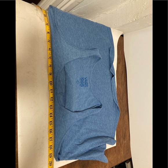 Vans tank top blue size Large crop top - Picture 8 of 8